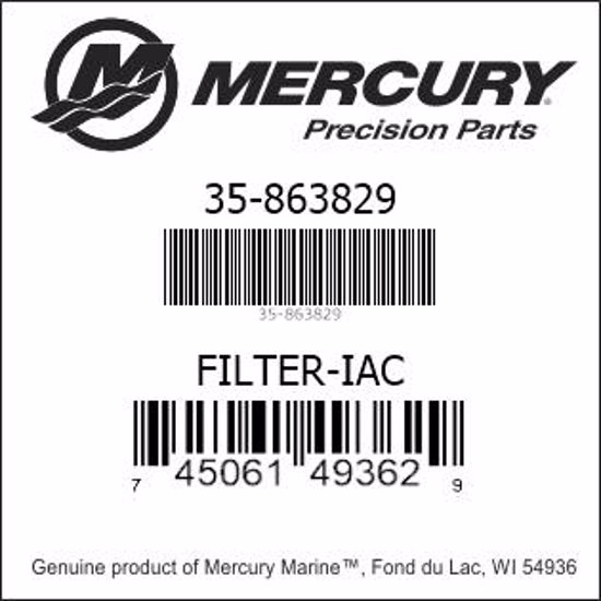 Mercury IAC Muffler For Select MPI Models