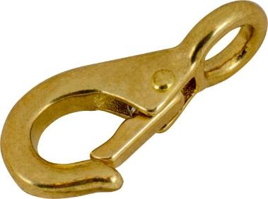 Sea-Dog Fast Eye Boat Snap Brass