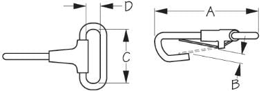 Sea-Dog Spring Snap 316 Stainless Steel