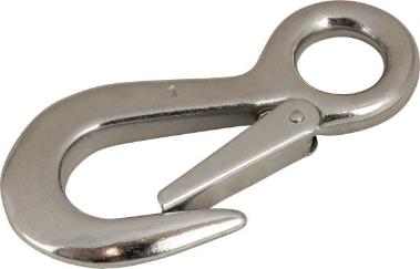 Sea-Dog Fast Eye Safety Snap 316 Stainless Steel 1-1/8" Eye 3/4" Hook