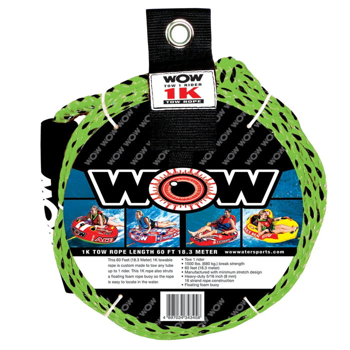 WOW Watersports 1K 60' Tow Rope