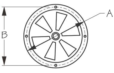 Sea-Dog Stainless Steel Butterfly Vent - Center Knob - 5"