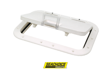 Seachoice 39131 Handle Hatch 7" X 11"- White (Off-White)
