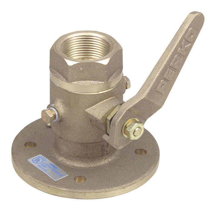 Perko 0805008PLB 1-1/2" Seacock Ball Valve Bronze