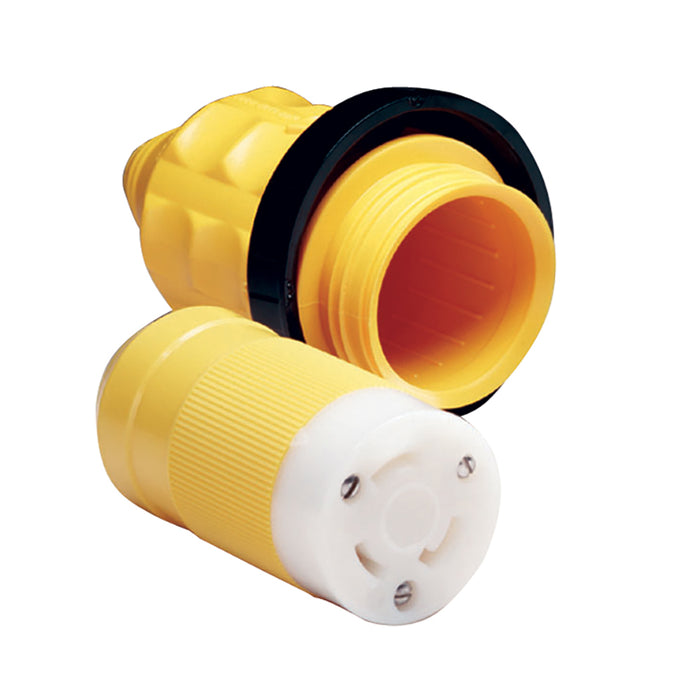 Marinco 305CRCN.VPK 30A Female Connector with Cover & Rings