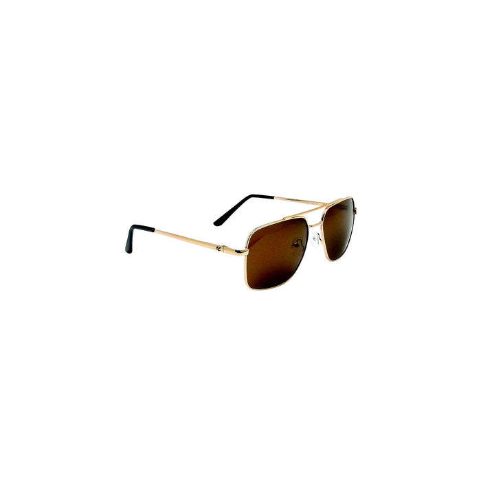 Yachter's Choice 45031 Potomac Sunglasses Gold Frame Brown Lens
