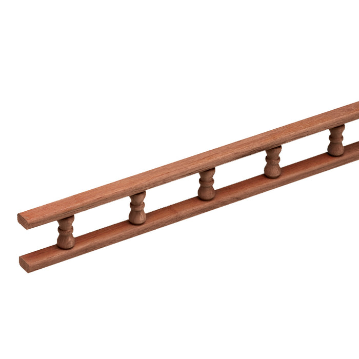 Whitecap 60705 Teak Standard Pin Rail - 5'