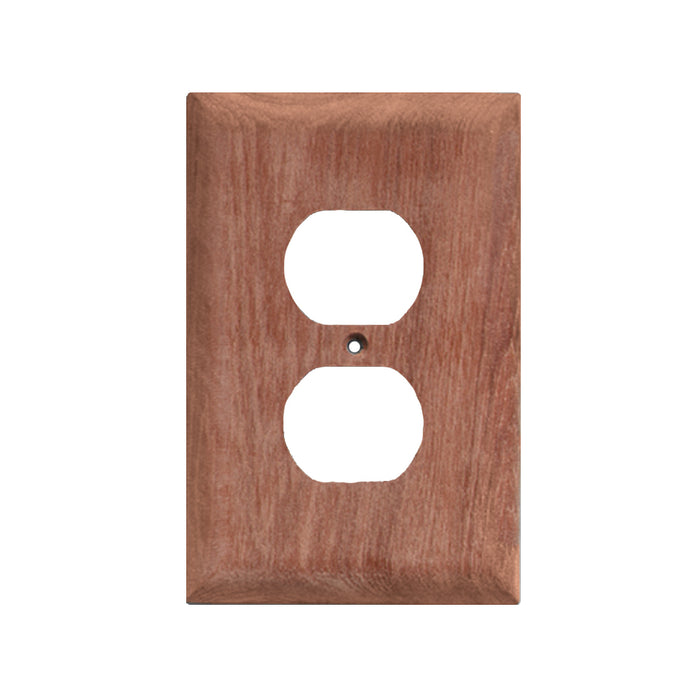 Whitecap 60170 Teak Outlet Cover/Receptacle Plate