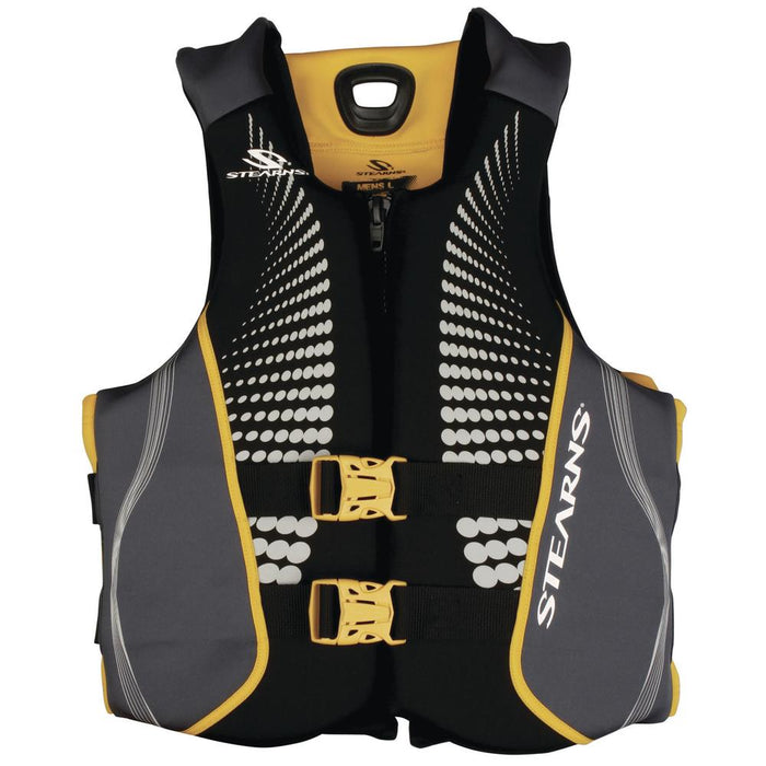 Stearns 2000037994 V1 Series PFD Life Vest Large Type III Hydroprene Gold Rush