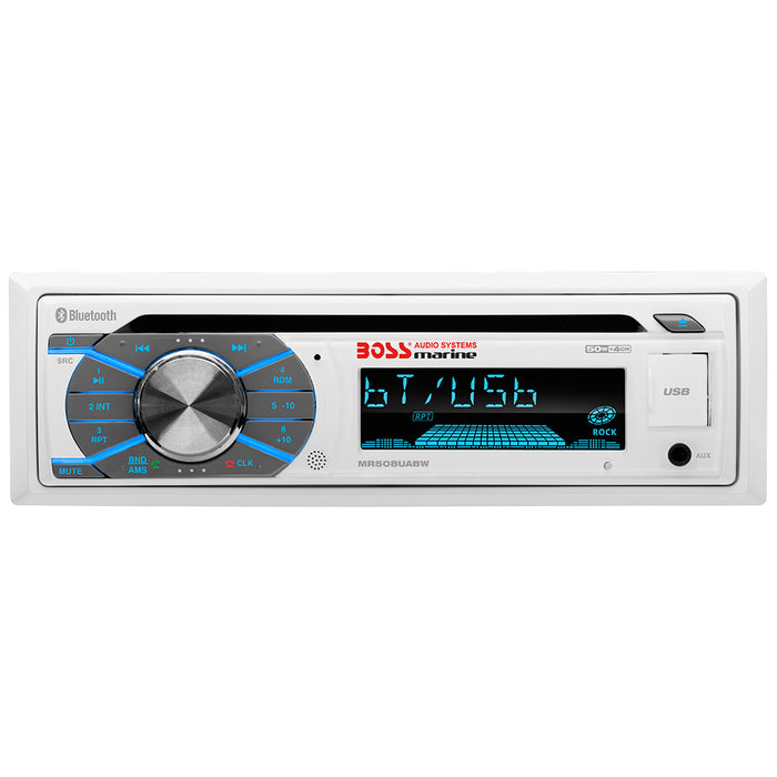 Estéreo marino Boss Audio MR508UABW con AM/FM/CD/BT/USB