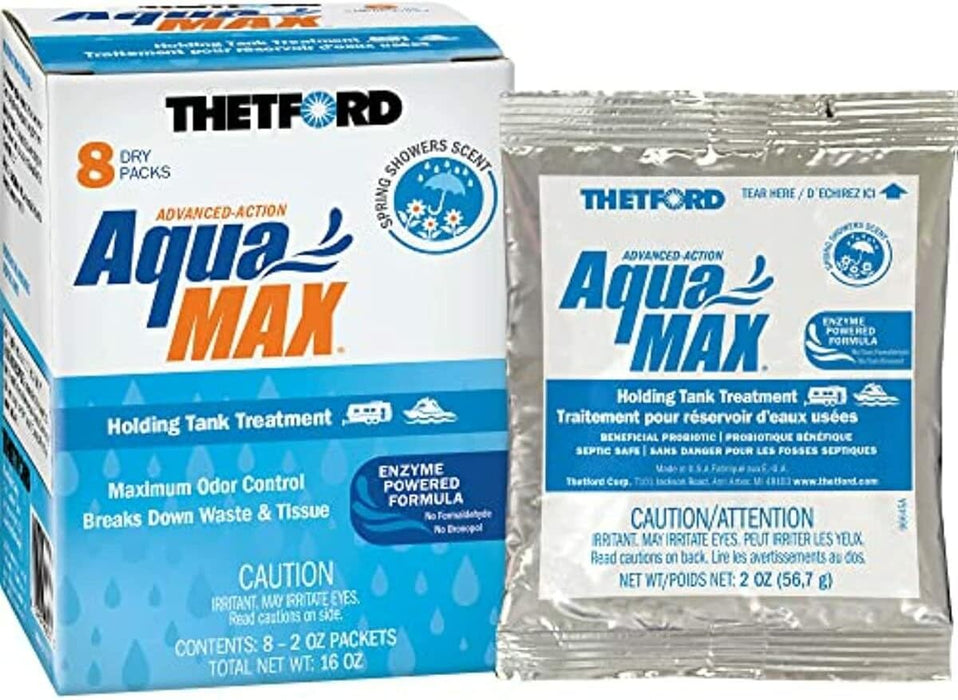 Thetford Aquamax Dry Packets 8-Pack Holding Tank Treatment