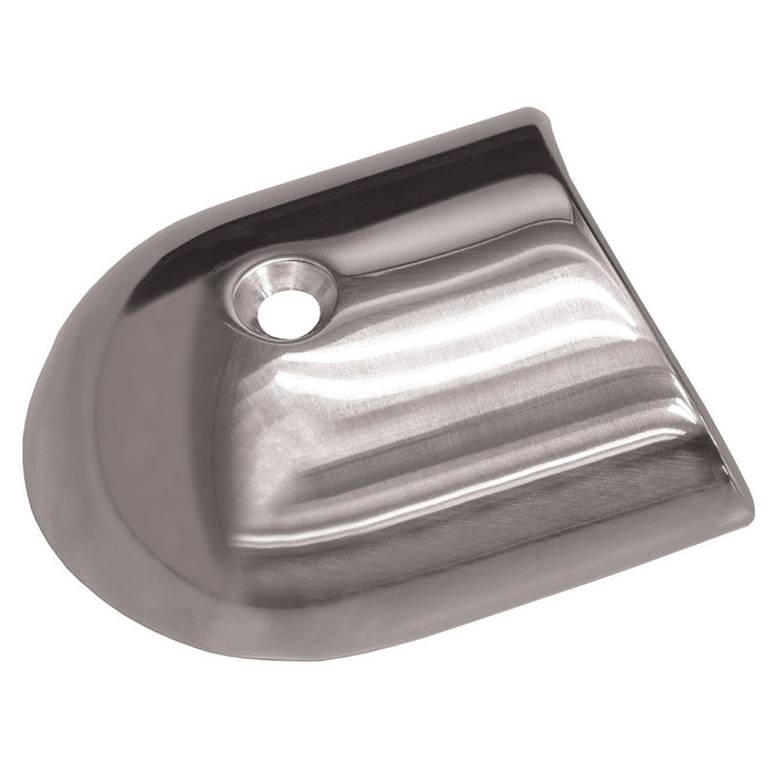 Taco Polished Stainless Steel 2-19/64" Rub Rail End Cap