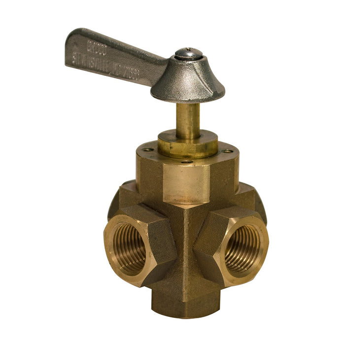 Groco 1/2" 5-Port Tank Selector Valve