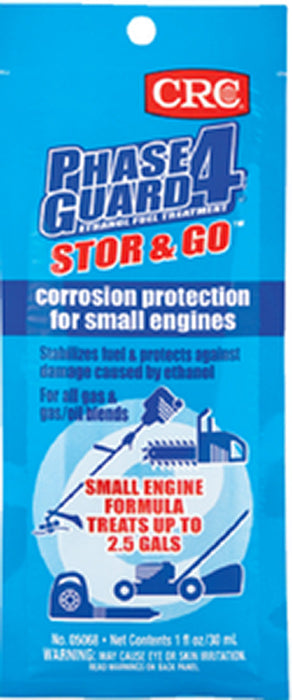 CRC 05068 Fuel Additive-Phase-Guard 4 x 1 oz Pack For Ethanol - Treats 2.5 Gallons