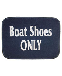 Welcome Aboard Mat - 18" X 24" Blue - Boat Shoes Only