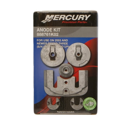 Mercury Anode Kit Aluminum Bravo II & III