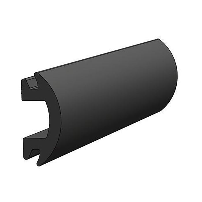 Taco 70' Flexible Black Rub Rail Insert 1-3/16" X 1/2"