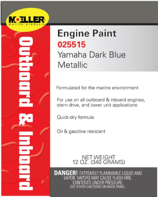 Moeller 25515 Pintura en aerosol Ep Yamaha Azul oscuro metalizado