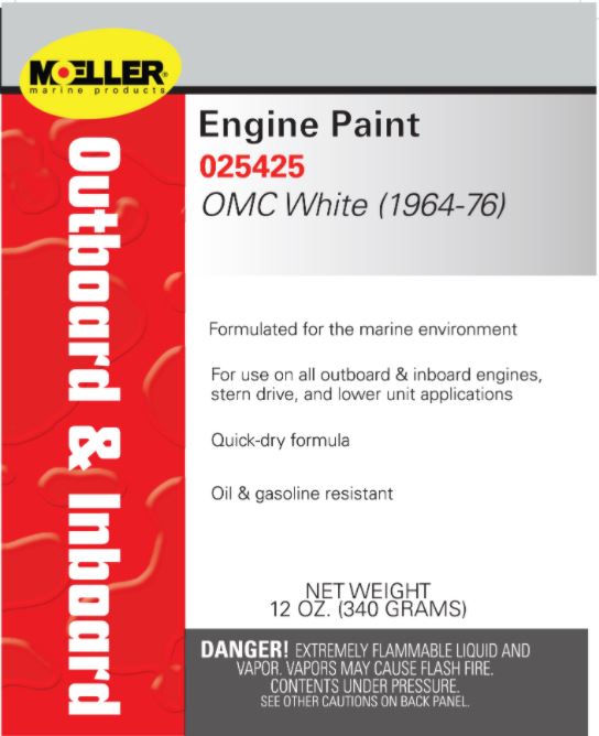 Moeller 25425 Pintura Johnson Blanco 1964-76