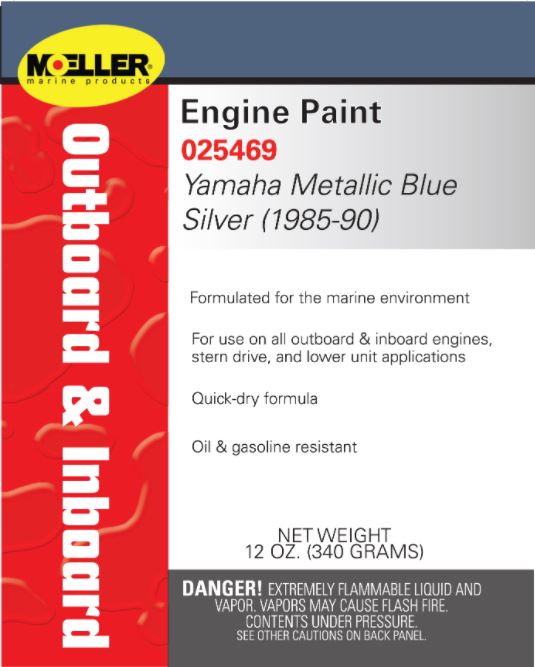 Moeller 25469 Spray Paint Yamaha Metallic Blue