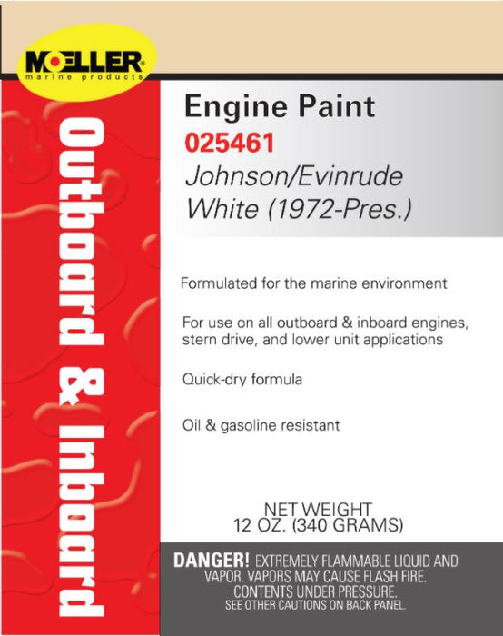 Moeller 25461 Spray Paint-12oz.-Johnson White