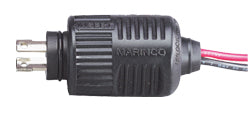 Marinco Plug Only 2 Wire, 40A Watertight,Twist Lock,Hd,10Awg