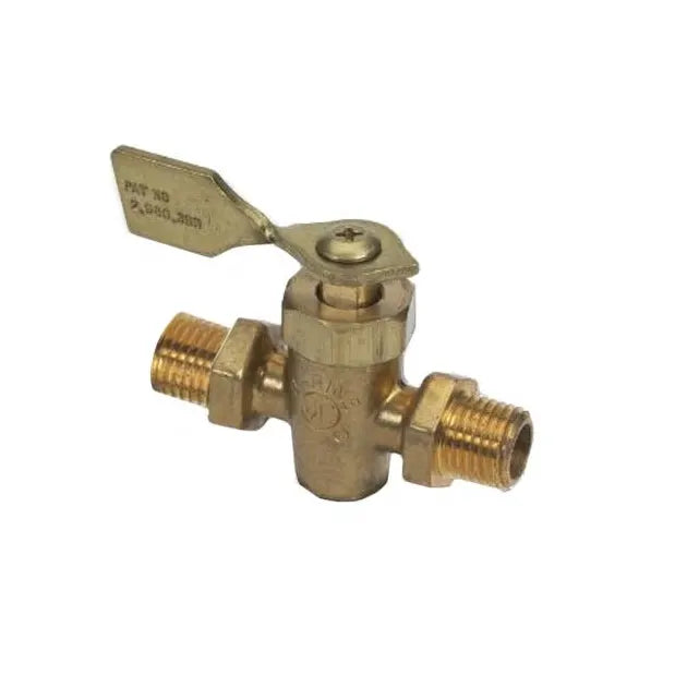 Moeller 033301-10 1/4" FNPT M/M Brass Shut-Off