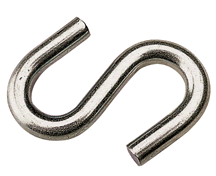 Sea-Dog Galvanized S Hook - 1/4 Inch