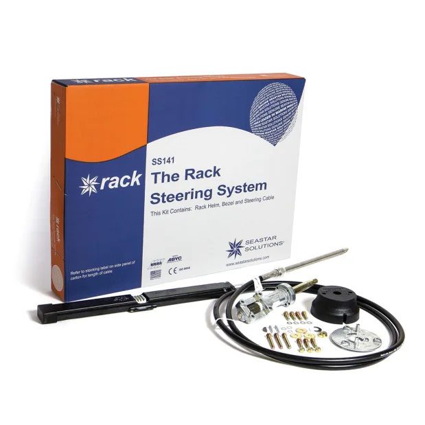 Dometic Rack Steering System 14 Foot Cable with Helm & Bezel