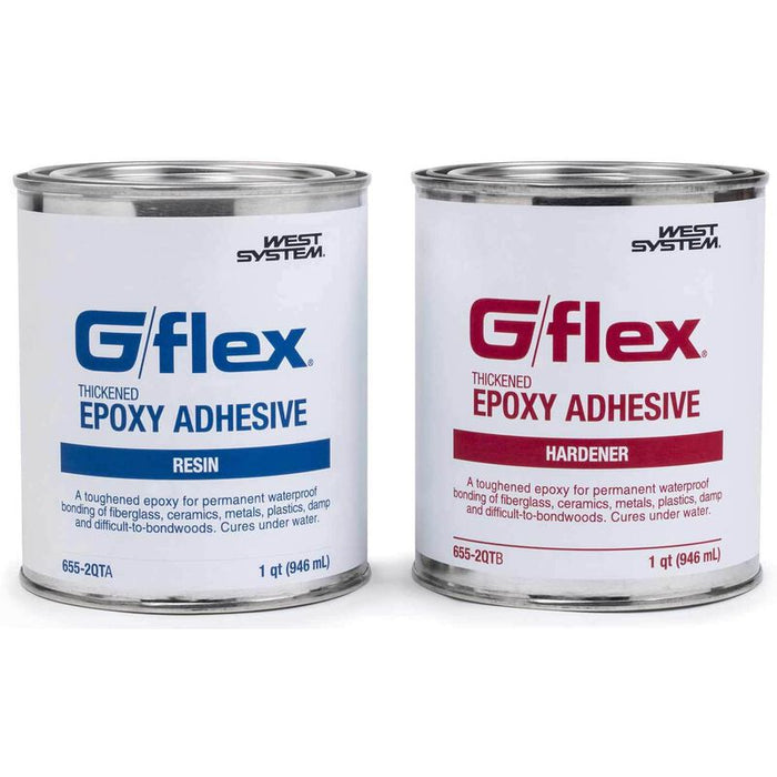 West System 655-2QT G/Flex Thick Epoxy Adhesive 2Qt