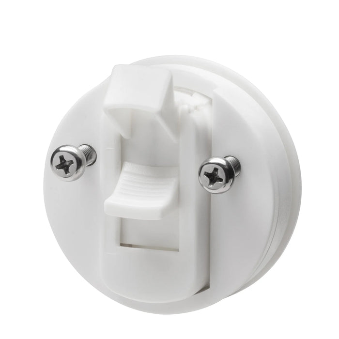 Whitecap 3227W D-Style Slam Latch - White