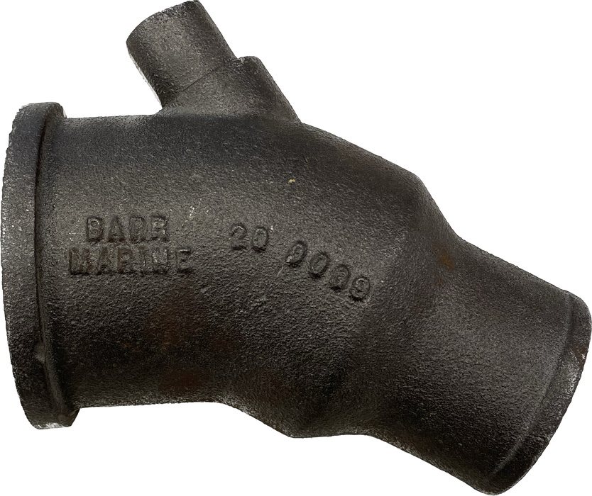 Barr Exhaust Connector - 30 degress - 2 1/2" Camelback