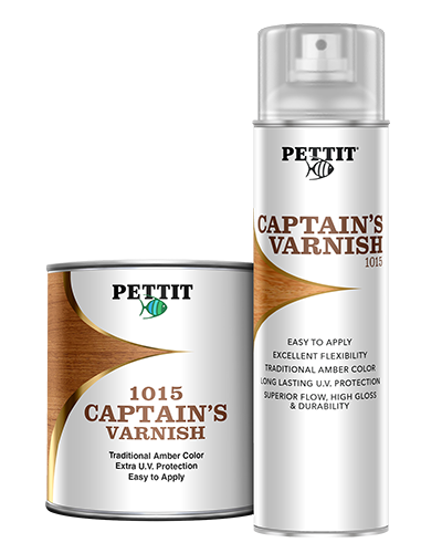 Pettit Paint 1015 Captain's Varnish Amber Aerosol