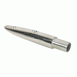 Whitecap 5-1/2 Degrees Rail End (End-Out) - 316 Stainless Steel - 7/8" Tube O.D. - Packaged