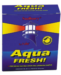 Additif pour eau potable Sudbury Aqua Fresh, 8 paquets/boîte
